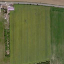 Satellite imagery of LIAZ [Slaný] former factory chimney, CZ