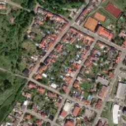 Satellite imagery of [Kostelec nad Labem] former sugar factory chimney, CZ