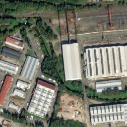 Satellite imagery of Vitkovicke zelezarny [Jeseník] factory chimney, CZ