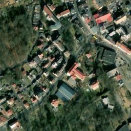 Satellite imagery of [Aš] church t., CZ