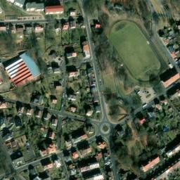 Satellite imagery of [Aš] church t., CZ