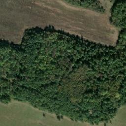 Satellite imagery of [Podbořanský Rohozec] church sanctus t., CZ