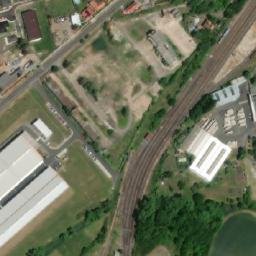 Satellite imagery of Lasselsberger [Podbořany] ceramic factory chimney, CZ