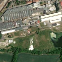 Satellite imagery of Lasselsberger [Podbořany] ceramic factory chimney, CZ