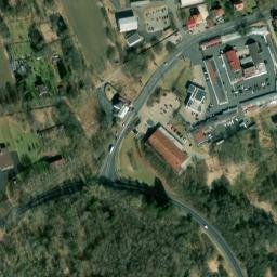 Satellite imagery of Tkalcovna Fischer [Aš] factory chimney, CZ