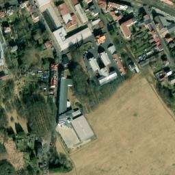 Satellite imagery of Tkalcovna Fischer [Aš] factory chimney, CZ