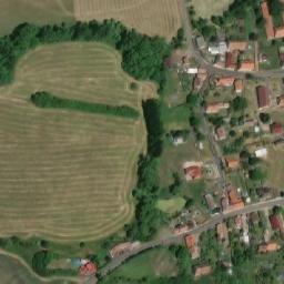 Satellite imagery of [Nepomyšl] church t., CZ