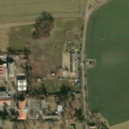 Satellite imagery of [Panenské Břežany] church sanctus t., CZ