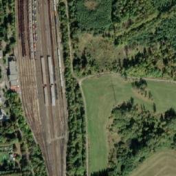 Satellite imagery of [Nové Sedlo] glassworks chimney 2, CZ