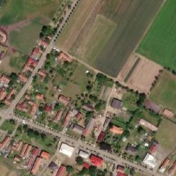 Satellite imagery of [Lužec nad Cidlinou] church t., CZ