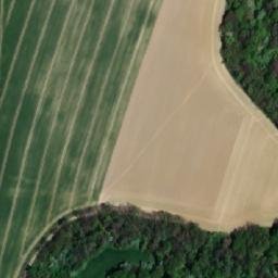 Satellite imagery of [Rusín] chapel t., CZ