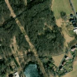 Satellite imagery of [Aš-Mokřiny] evang. church t., CZ