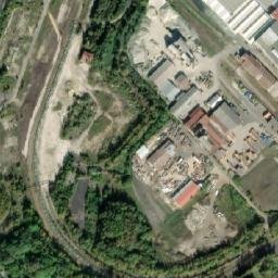 Satellite imagery of [Nové Sedlo] glassworks chimney 2, CZ