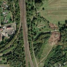 Satellite imagery of [Nové Sedlo] glassworks chimney 2, CZ