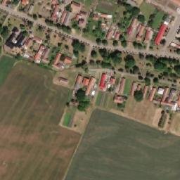 Satellite imagery of [Lužec nad Cidlinou] church t., CZ