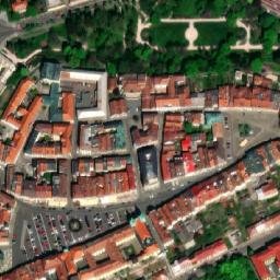 Satellite imagery of [Hradec Králové] Bílá věž/White tower, CZ