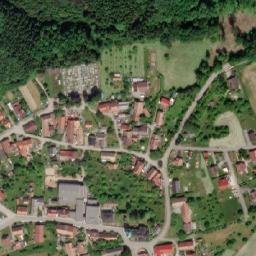 Satellite imagery of [Voděrady u Rychnova nad Kněžnou] church t., CZ