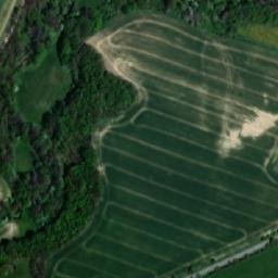 Satellite imagery of [Rusín] chapel t., CZ