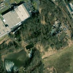 Satellite imagery of [Aš-Mokřiny] evang. church t., CZ
