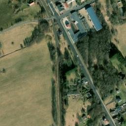 Satellite imagery of [Aš-Mokřiny] evang. church t., CZ