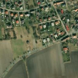 Satellite imagery of [Mšec] church t., CZ