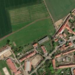 Satellite imagery of [Holubice v Čechách] church t., CZ