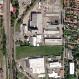 Satellite imagery of [Měšice u Prahy] former Teplotechna chimney, CZ