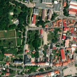 Satellite imagery of [Lysá nad Labem] church t., CZ