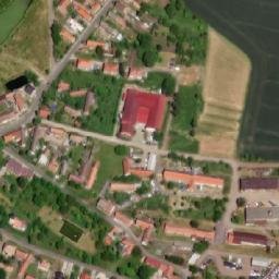 Satellite imagery of [Úmyslovice] church t., CZ