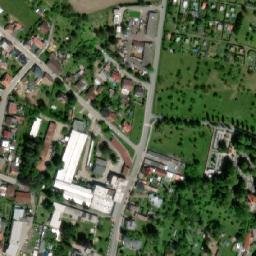 Satellite imagery of [Třebechovice pod Orebem] factory chimney, CZ