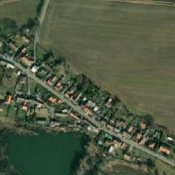Satellite imagery of [Mšec] church t., CZ