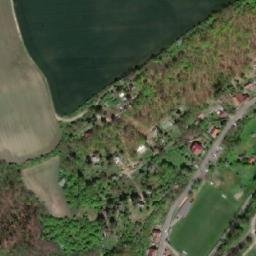 Satellite imagery of [Zákolany] enemy sugar factory chimney, CZ