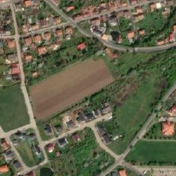 Satellite imagery of [Holubice v Čechách] church t., CZ