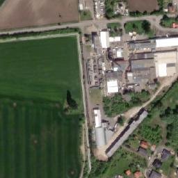 Satellite imagery of [Měšice u Prahy] former Teplotechna chimney, CZ