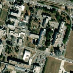 Satellite imagery of [Hradec Králové-Nový Hradec Králové] hospital chimney, CZ