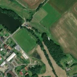 Satellite imagery of [Křižovatka] church t., CZ