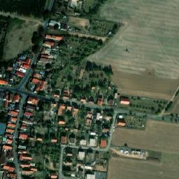 Satellite imagery of [Mutějovice] church t., CZ