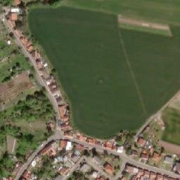 Satellite imagery of [Sluhy] church t., CZ
