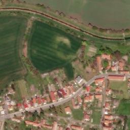 Satellite imagery of [Budiměřice] church t., CZ