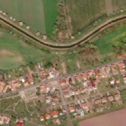 Satellite imagery of [Budiměřice] church t., CZ