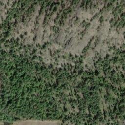 Satellite imagery of Bluenose Mountain, CA