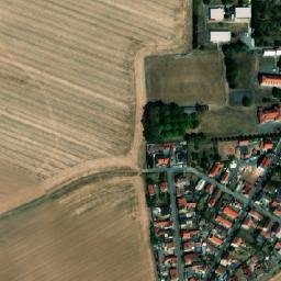 Satellite imagery of [Mutějovice] church t., CZ