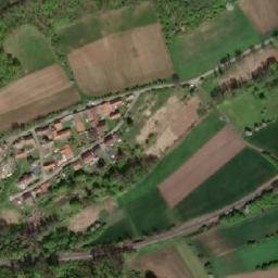 Satellite imagery of [Zákolany] enemy sugar factory chimney, CZ