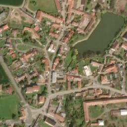 Satellite imagery of [Tursko] church t., CZ