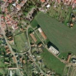 Satellite imagery of [Sluhy] church t., CZ