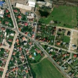 Satellite imagery of [Lysá nad Labem] factory chimney, CZ