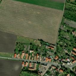 Satellite imagery of [Podmoky u Městce Králové] church sanctus t., CZ