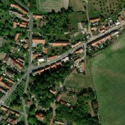 Satellite imagery of [Podmoky u Městce Králové] church sanctus t., CZ