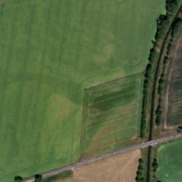 Satellite imagery of [Mlékosrby] church t., CZ