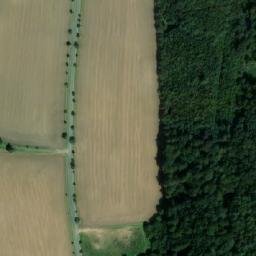 Satellite imagery of [Černíkovice] church t., CZ